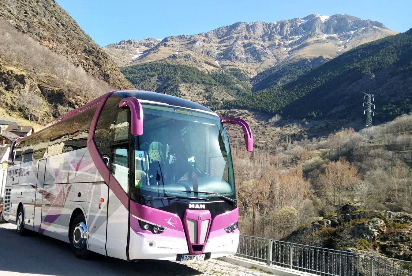 Autocar a Capdella, Vall Fosca